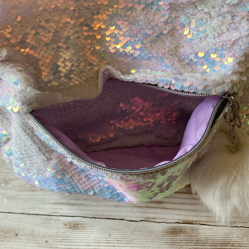 Justice Girls Sequin Unicorn Backpack - Picture 8 of 8